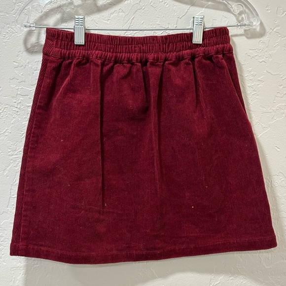 Copper key corduroy skirt - Picture 2 of 5